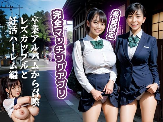 d_456589【無料エロマンガ】希望設定完全マッチングアプリ 卒業アルバムから召喚レズカップルと妊活ハーレム編 | アイロク屋