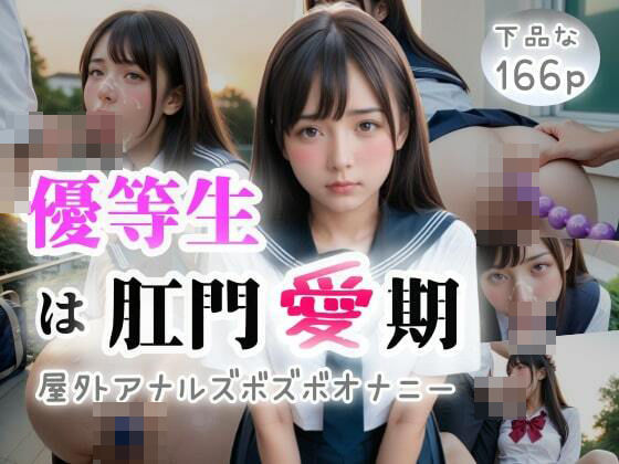 d_460040【無料エロマンガ】優等生は肛門愛期〜屋外アナルズボズボオナニー&オナフェラぶっかけ〜 | ぷよんぷよんスライム