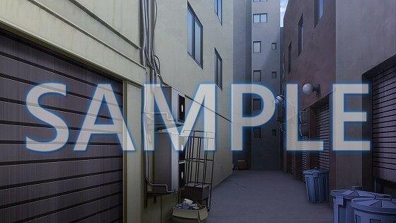 d_471785【無料エロマンガ】【背景素材】路地裏(1385_bg20)【時間差分あり】 | XERO