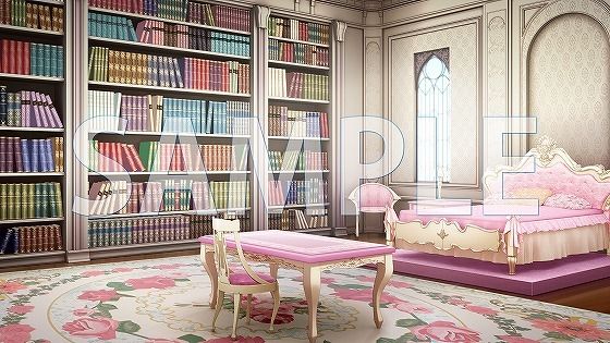 d_474077【無料エロマンガ】【背景素材】読書家の女の子の部屋(6267_bg10a)【時間差分あり】 | XERO