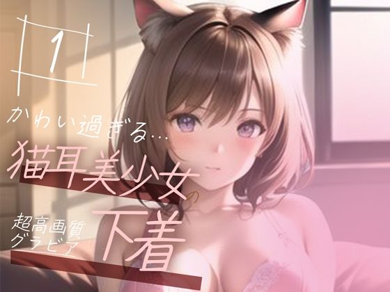 d_346585【無料エロマンガ】【超高画質グラビア写真集】猫耳美少女の下着。かわいい50枚〜1巻〜 | ruana