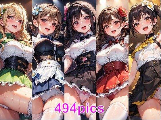 d_349963【無料エロマンガ】イマイチ売れないアイドルグループが、Pにそそのかされて枕営業をするCG集 | 妄想サチュレーション