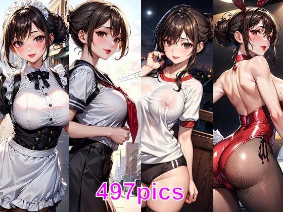 d_358171【無料エロマンガ】ママ活主婦(セレブ)が、コスプレ&制服デートをお願いしてきたCG集 | 妄想サチュレーション