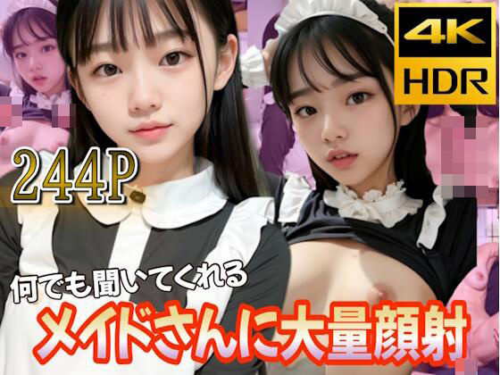 d_383323【無料エロマンガ】何でも聞いてくれる素直なメイドさんに大量顔射 | 白夜倶楽部