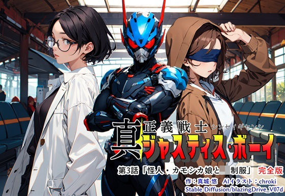 d_326031【無料エロマンガ】真・正義戦士ジャスティス・ボーイ 完全版 第3巻 「怪人・カモシカ娘とJK制服」 | 真城のソフトハウス