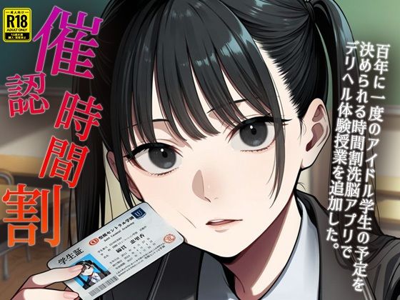 d_525552【無料エロマンガ】催認時間割  〜百年に一度のアイドル学生の予定を決められる 時間割洗脳アプリでデリヘル体験授業を追加した〜 | アイロク屋