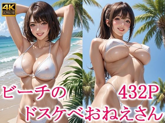 d_600957【無料エロマンガ】ビーチのドスケベおねえさん | スタジオキツネ